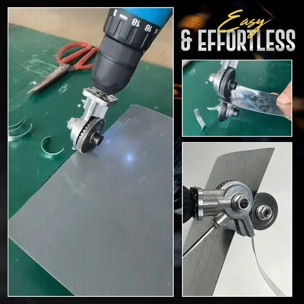 METALSLICER™ Accessoire de coupe en métal pour perceuse électrique