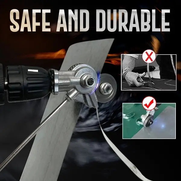 METALSLICER™ Accessoire de coupe en métal pour perceuse électrique