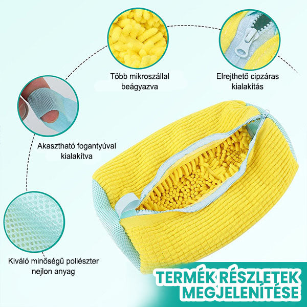 SHOEPURE™ Sac de lavage de chaussures en microfibre